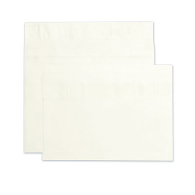 Heavyweight 18 lb Tyvek Open End Expansion Mailers, #15, Square Flap, Redi-Strip Adhesive Closure, 10 x 15, White, 100/Carton